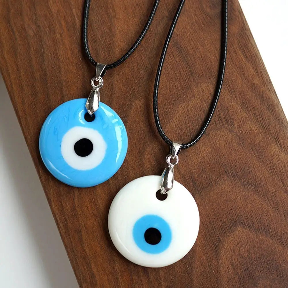 Neck Rope Clavicle Chain Couple Necklace Turkish Party Friendship Choker Blue Eye Pendant Necklace for Women Amulet Necklace