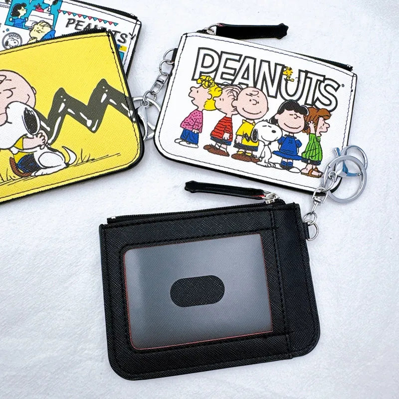 SNOOPY  Purses for Women Cute Wallet Women SNOOPY Coin Pouches Kawaii Case Short Key Wallet for Girls Gifts