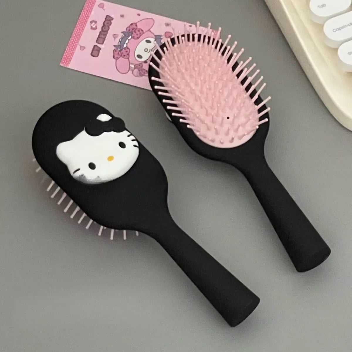 Hemasa  Hellokitty Cartoon Comb Hair Care Anti-tangle Comb Wet and Dry Massage Comb