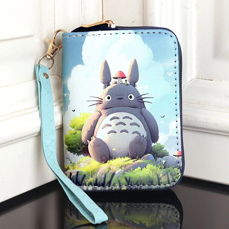 Cartoon Kuromi Short Version Waterproof Money Bag Zipper Coin Purse Multiple Card Slots Wallet Portable Decoration Girl Gift