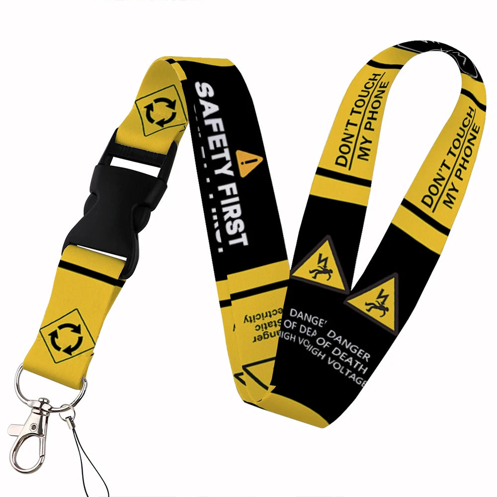 Tejesa  Lanyard Keys Chain Badge Holder ID Credit Card Pass Hang Rope Lariat Mobile Phone Charm Accessories Gifts