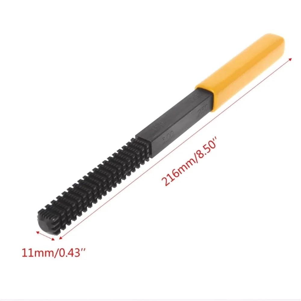4/1pc Thread Repair File 0.75-3mm Metric Thread Restoration Repair File Mini Hardware Screws Repair Tool Cleans Damaged Thread