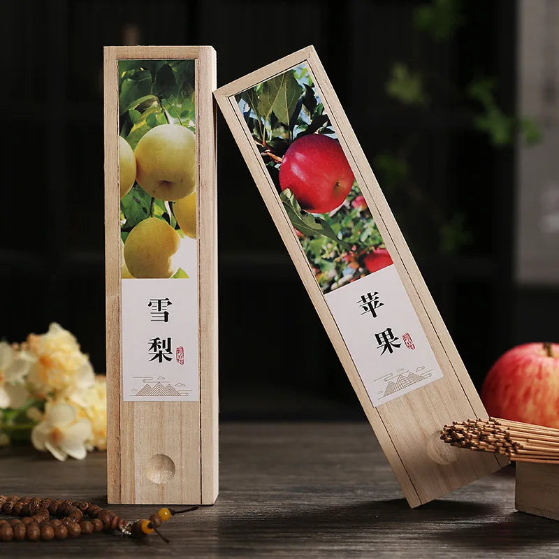 Hemasa 75g Stick Incense Sandalwood Fragrance Home Indoor Incense Room Odor Removing Bedroom Fruit Sleep Strawberry Fragrance