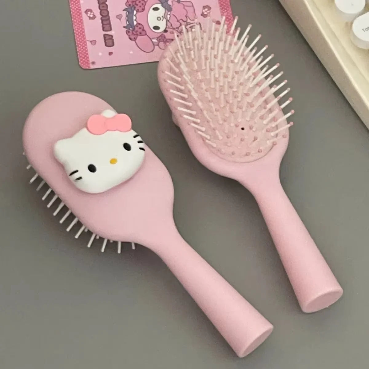 Hemasa  Hellokitty Cartoon Comb Hair Care Anti-tangle Comb Wet and Dry Massage Comb