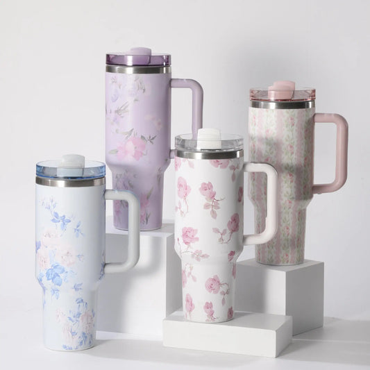 Hemasa 1000ML Large Capacity Water Bottle/ Stainless Steel Juice Milk Tea Car Mugs