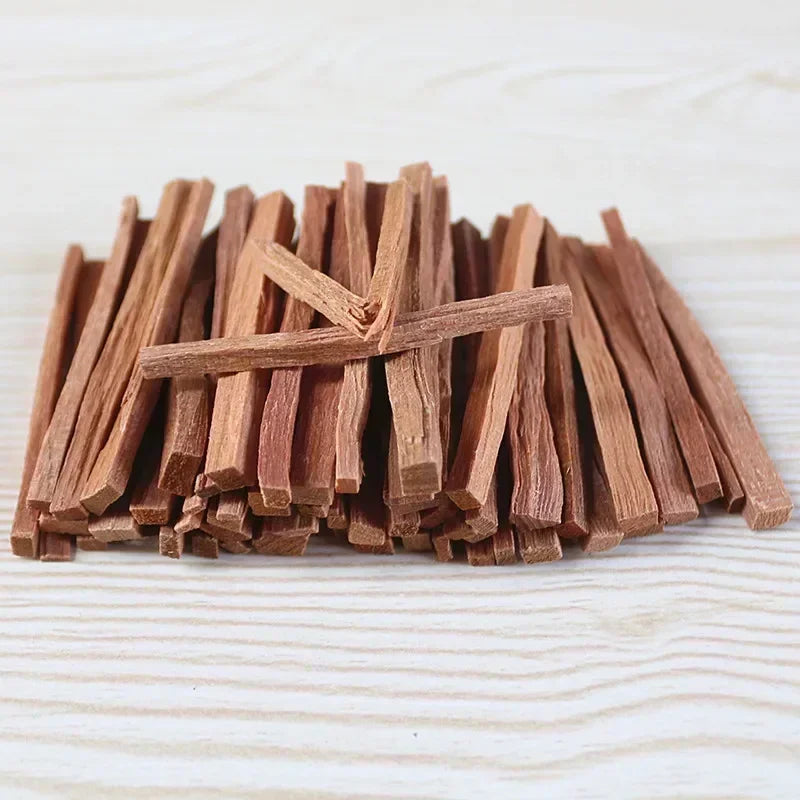 lili Natural Sandalwood Stick Fragrance Natural Hand Split Wood DIY Purification Healing Meditation Stress Relief Aromatherapy