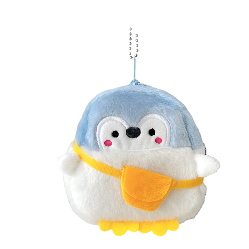 1PC Small Headphone Mini Wallet Money Bag Kids Gift Cute Animal Plush Coin Purse Zipper Change Purse with Keychain Pendant Bag