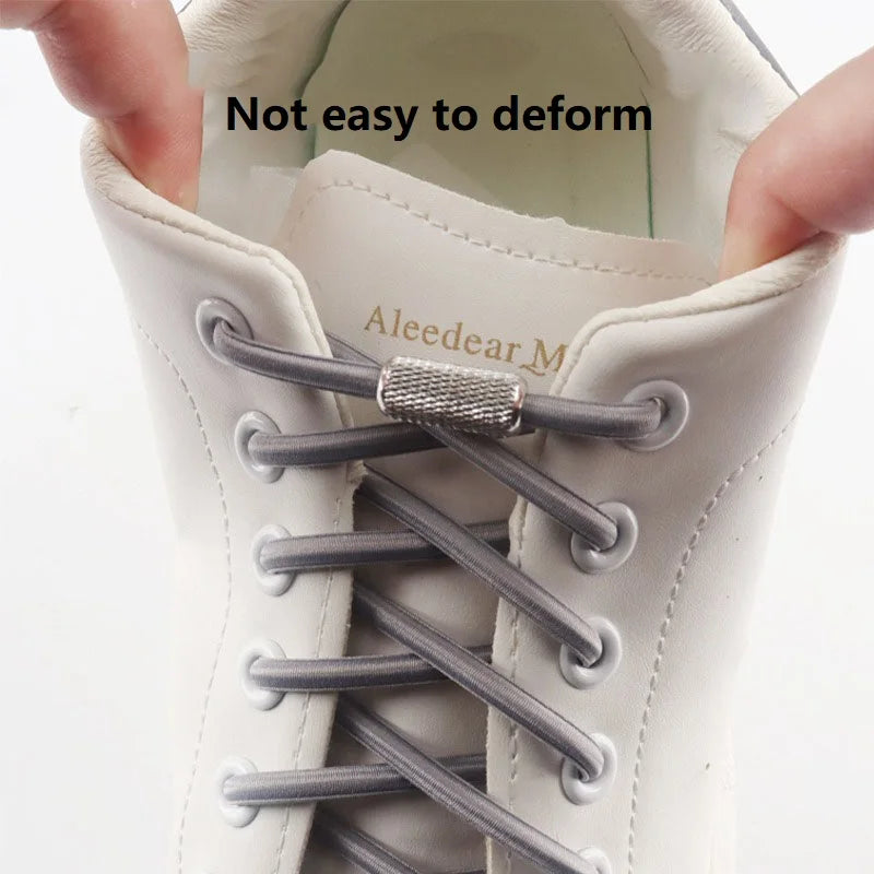 New Elastic Laces Sneakers Laces Without Tie Elastic Shoelaces Without Binding Laces Bows Shoelaces Rubber Bands for Shoes