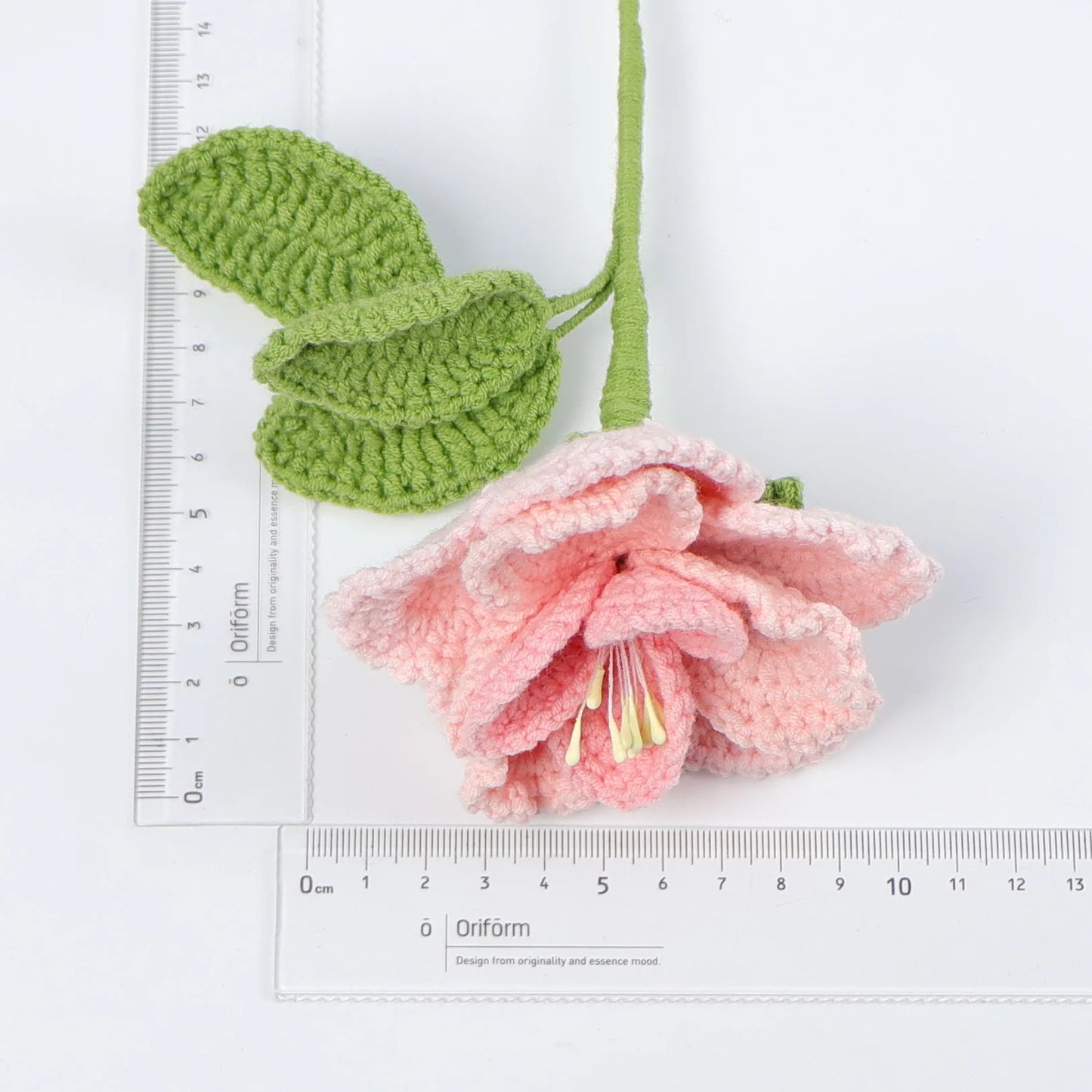 Hemasa 3Pcs  Crochet Bouquet  Knitted  Flowers for Wedding /Artificial Flower Knitting Bouquet Home Decor