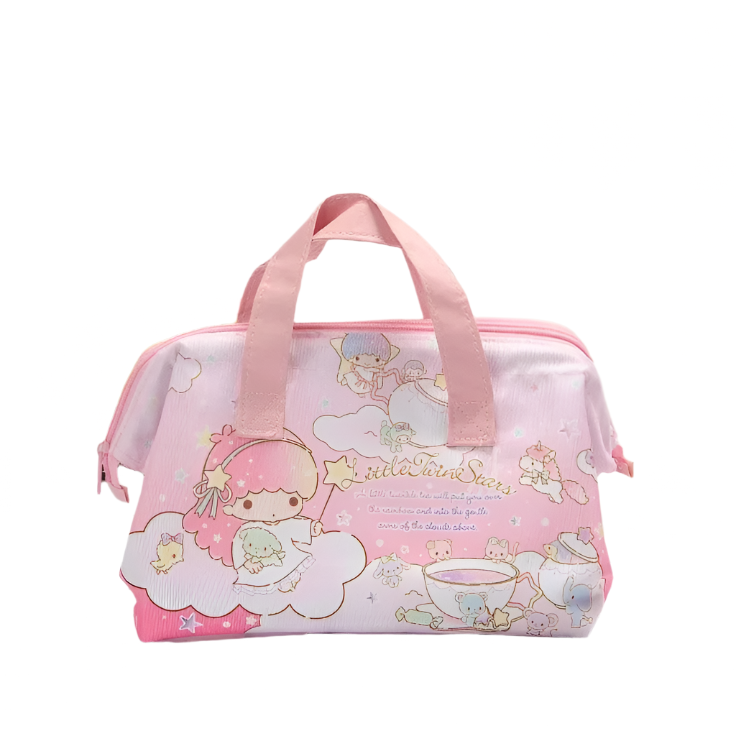 Hemasa Hello Kitty Lunch Box Bag Little Twin Star Cute Hand  Bag Canvas Lunch Box Bag Mummy Bag Girl Food my melody