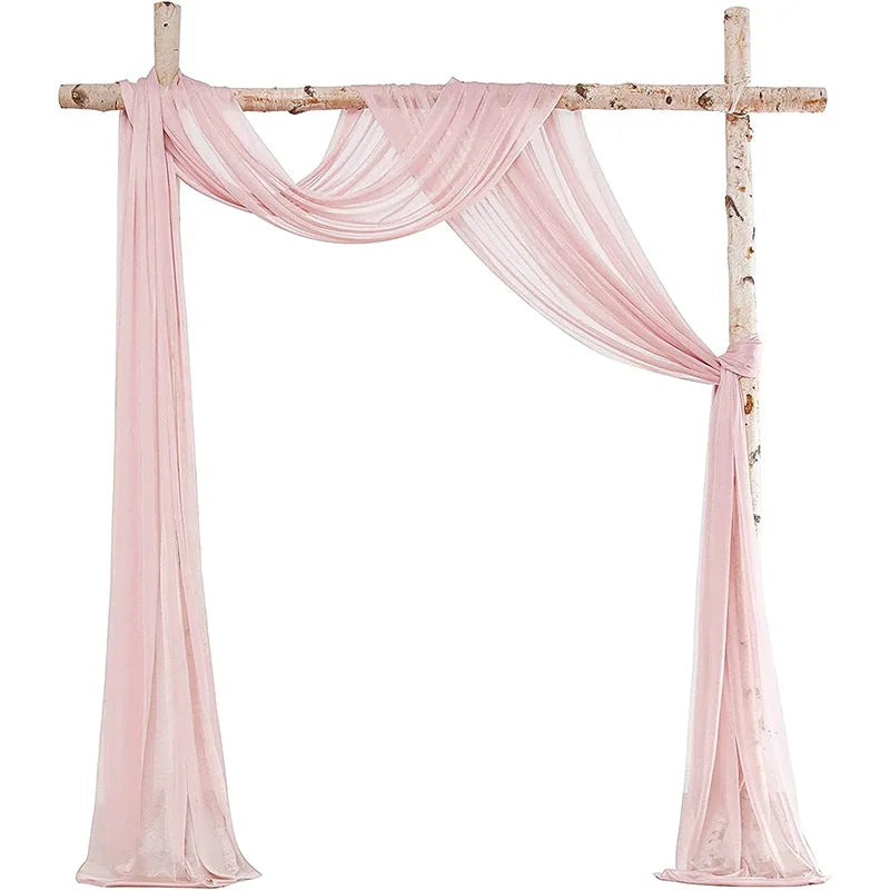 YeeNanee Deluxe Wedding Arch Flowers White Red Artificial Floral Swags for Country Wedding Ceremony Arbor Backdrop Decoration