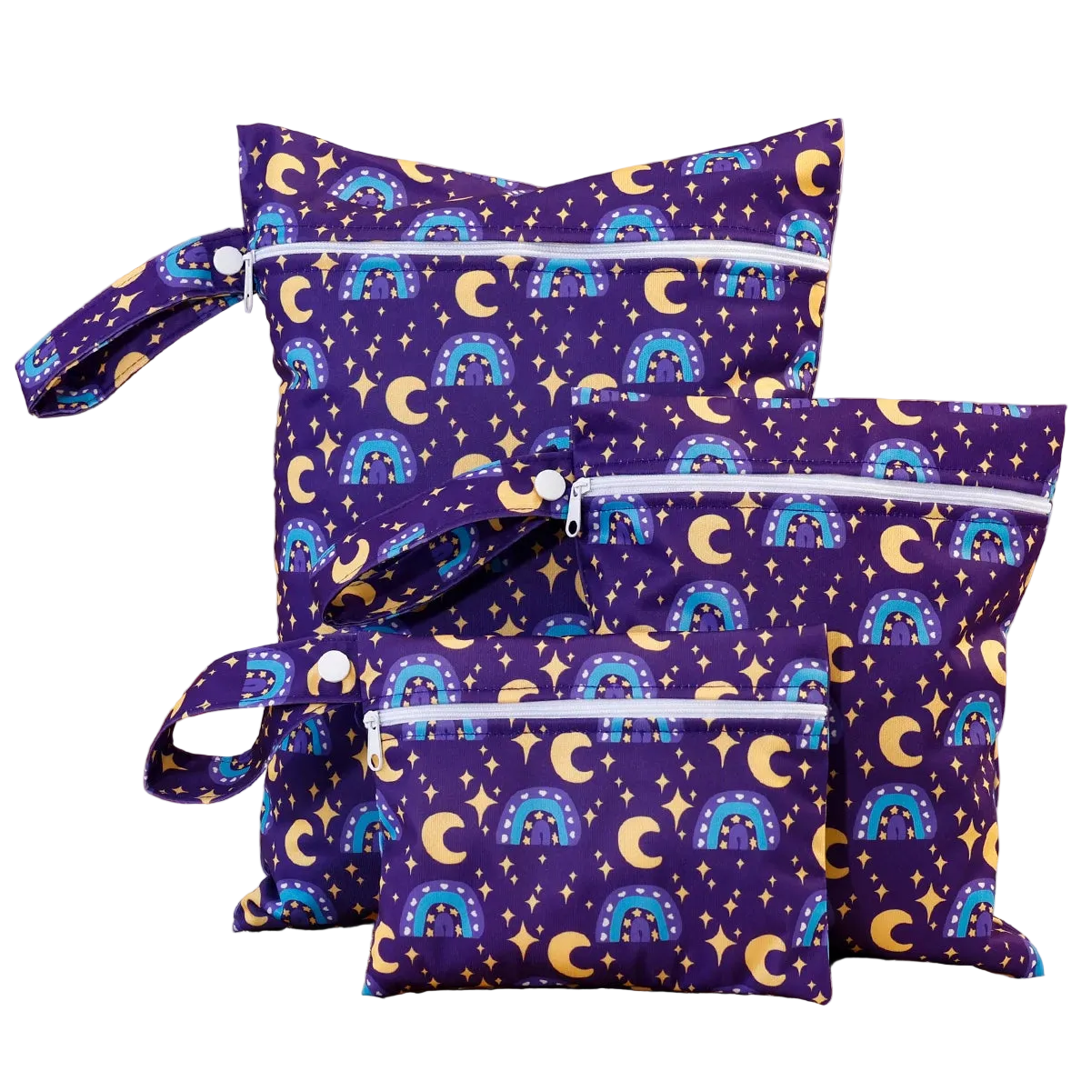 Tejesa 3pcs Set Washable Reusable Baby Blanket Storage Bag /Easy Carry Multifunctional Travel Bag