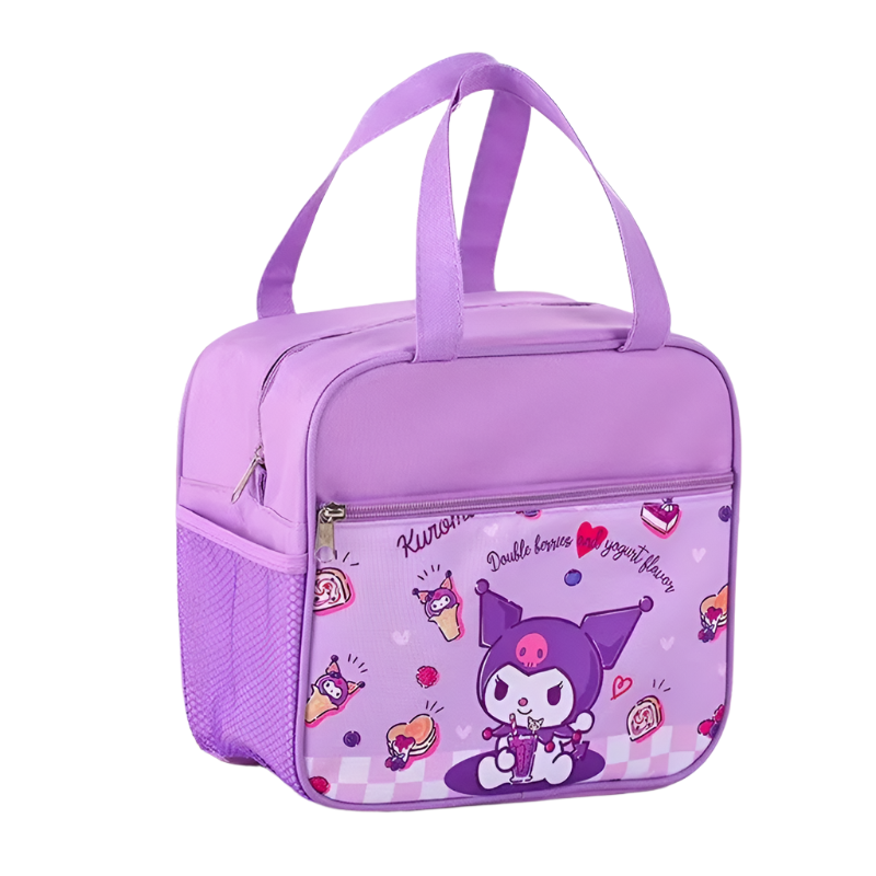 Hemasa Insulated Bag for Kids Cute Cartoon My Melody Kuromi Lunch Box Bag