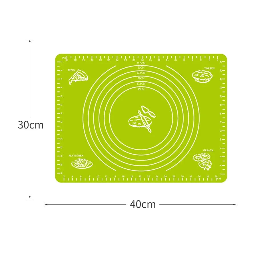 Tejesa 70/64/40Cm Silicone Kneading Dough Mat / Nonstick Cookie Cake Baking Mat /Fondant Pizza Biscuit Rolling Pad
