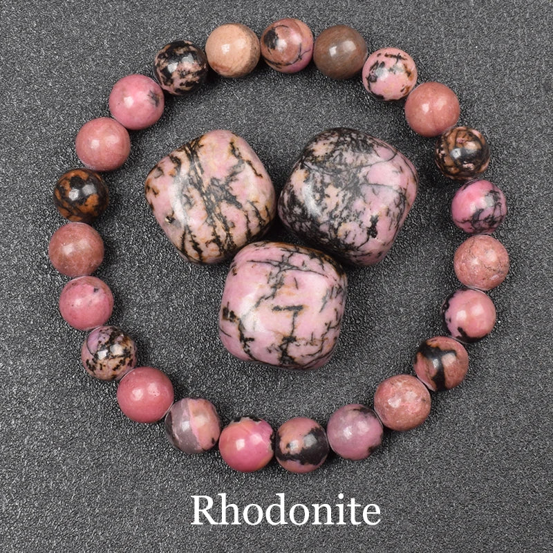 Tejesa Natural Golden Obsidian Stone Beads Bracelet Men Women/ Golden Light Rainbow Obsidian Raw Stone Round Bead Natural Energy Jewelry