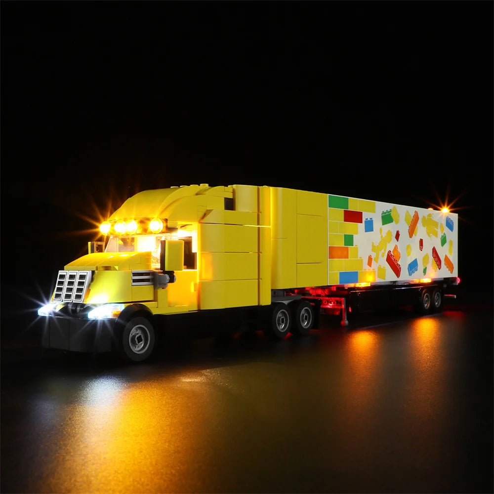 City Led Light Kit For 60440 The Delivery City Truck Not Include Building Block (Only Lighting Set)