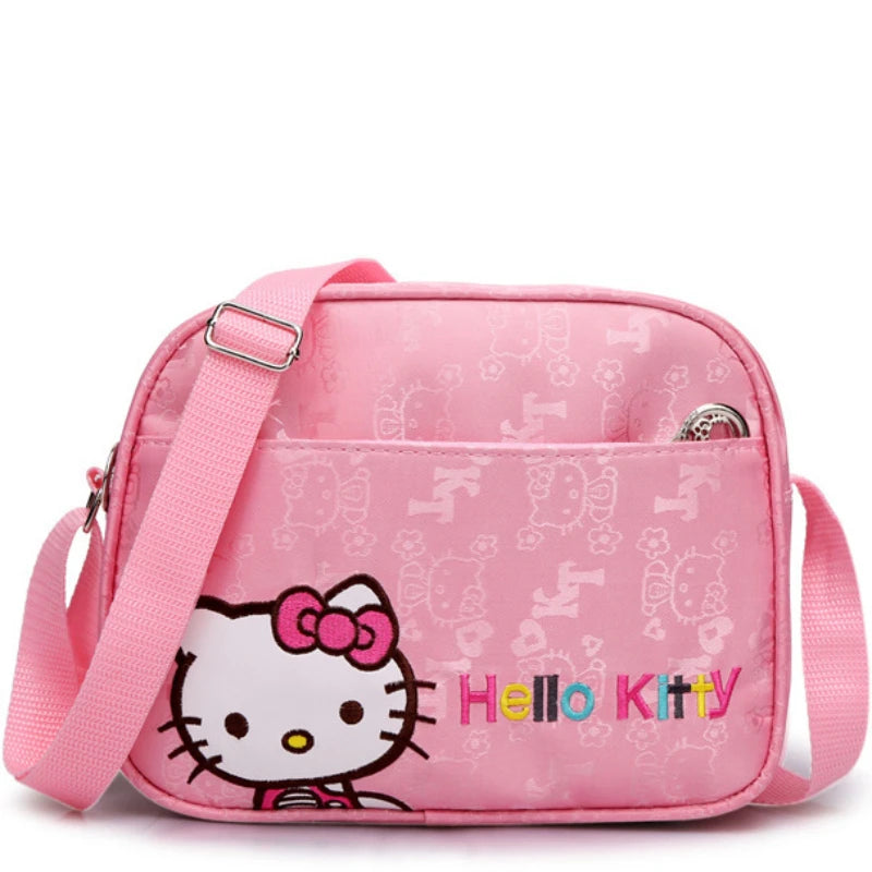 Hemasa  Pink Colour Hello Kitty Cute  Small Bag  Shoulder Backpack Student Cartoon Gift Christmas Kids
