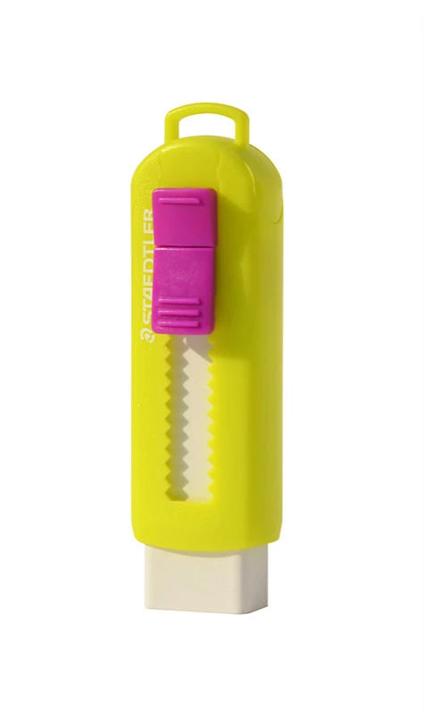 STAEDTLER Eraser 525 Telescopic Pushable Eraser Professional Drawing Design Safety and Environmental School Office Stationery