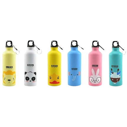 Hemasa Aluminium Cartoon Sports Mug / Stainless Steel Water Bottle