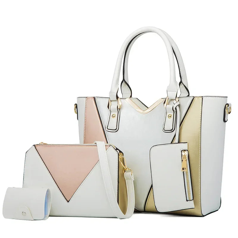 Hemasa crossbody  bag four-piece set of women's tote bag/ one shoulder  womens bag  purses and handbag