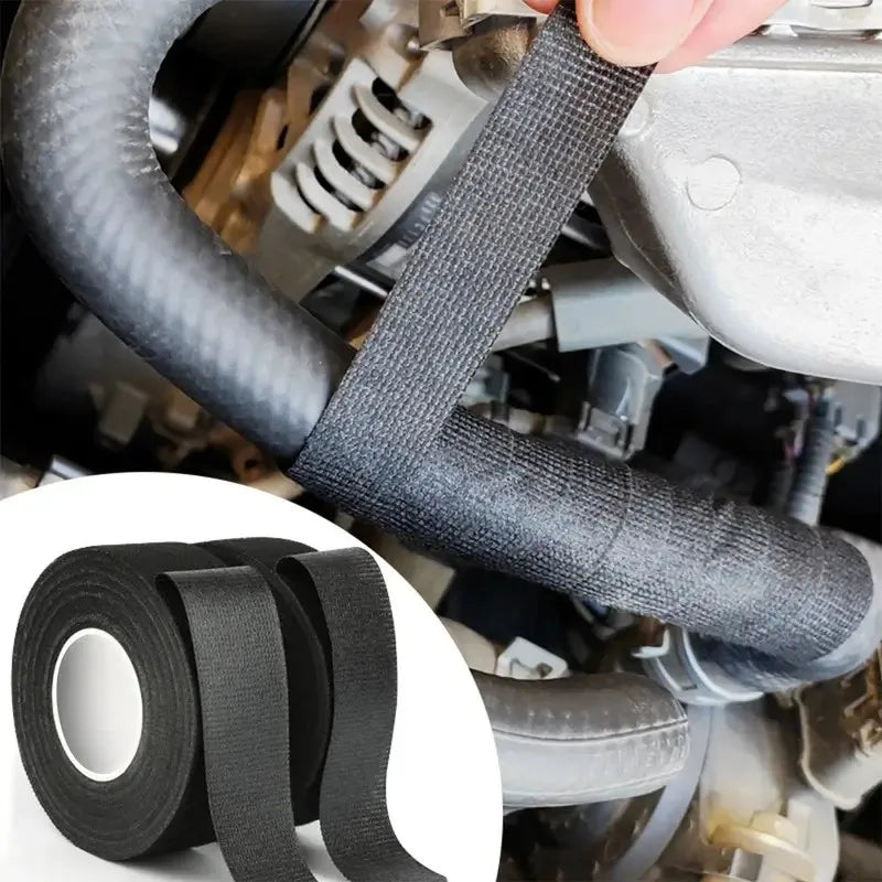 Tejesa Electrical Tape Heat Resistant Wiring Harness Fabric Waterproof  Automotive Insulating Adhesive Cloth for Cable Wire Wrap 1-10Pc