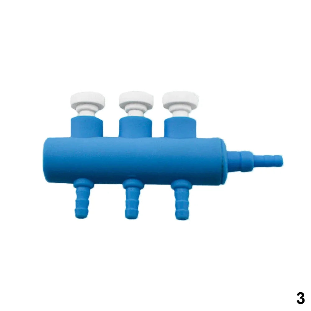 Tejesa Aquarium Air Pump Hose Splitter Air Distributor Adjustable Tracheal Shunt Single Hole Oxygen Booster Pump Adapter Accessories