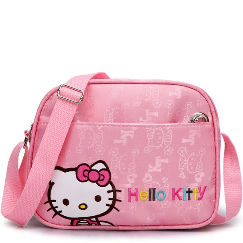Hemasa  Pink Colour Hello Kitty Cute  Small Bag  Shoulder Backpack Student Cartoon Gift Christmas Kids
