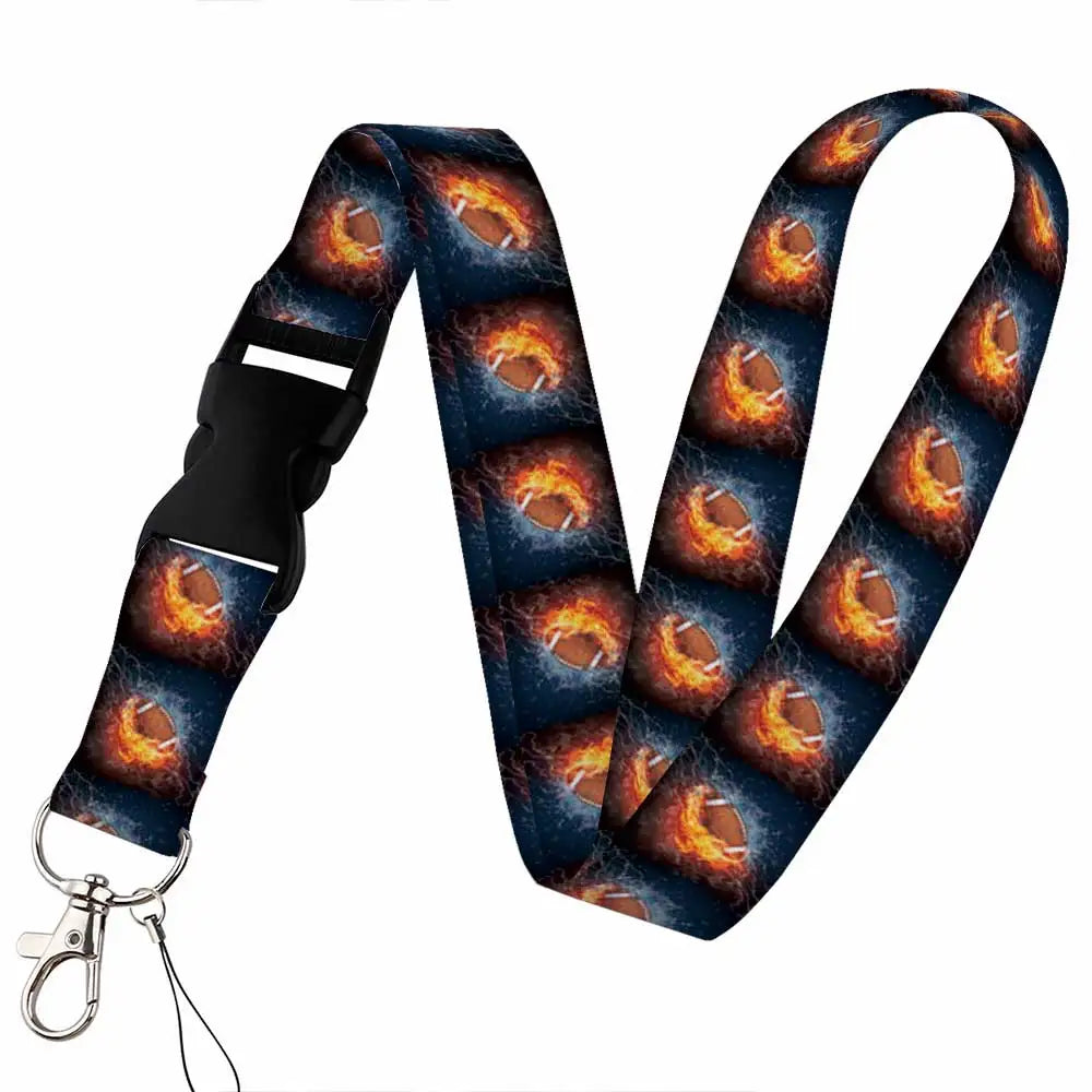 Tejesa Starlit sky Lanyard Keys Chain Badge Holder ID Credit Card Pass Hang Rope Lariat Mobile Phone Charm