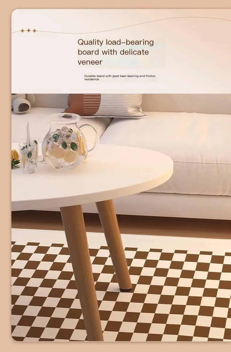 Formwell 120*50cm top Mango-Shaped Oval Coffee Table Sofa Table Accent Table for Living Room easy assembling