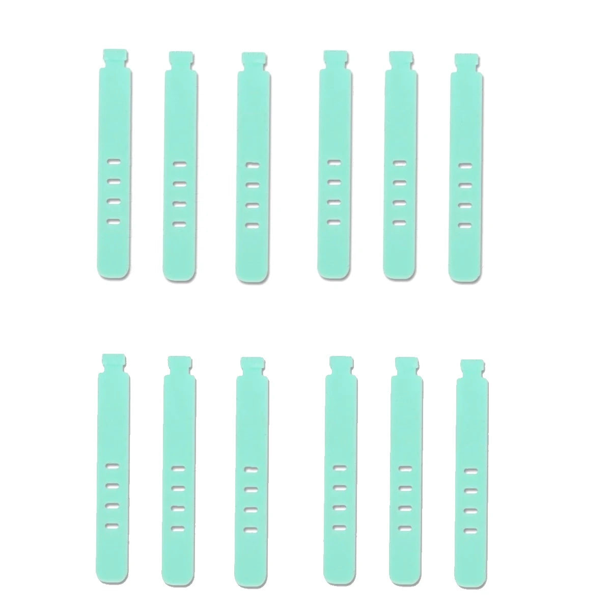 Tejesa 20/12 PCS Cable Ties Cord Organizer Management Silicone Wire Holder Straps Zip Clips Reusable Tie Wraps Keeper winder Rubber