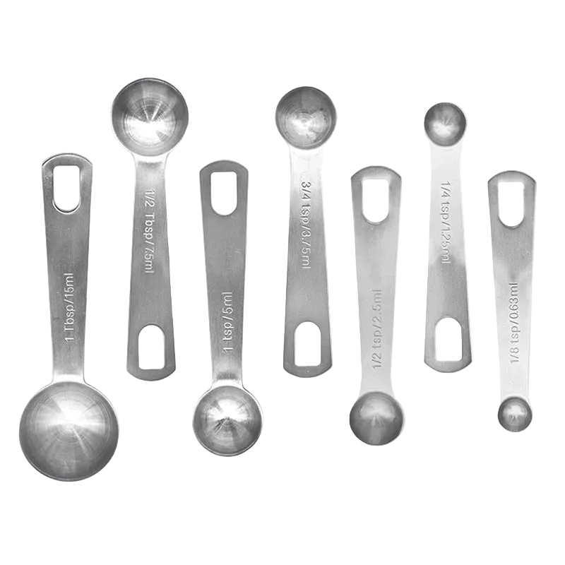 Tejesa 6/9/11Pcs Measuring Spoons Set Stainless Steel Seasoning Coffee Scoop Measuring Spoon With Scale Kitchen Baking Measuring Tools