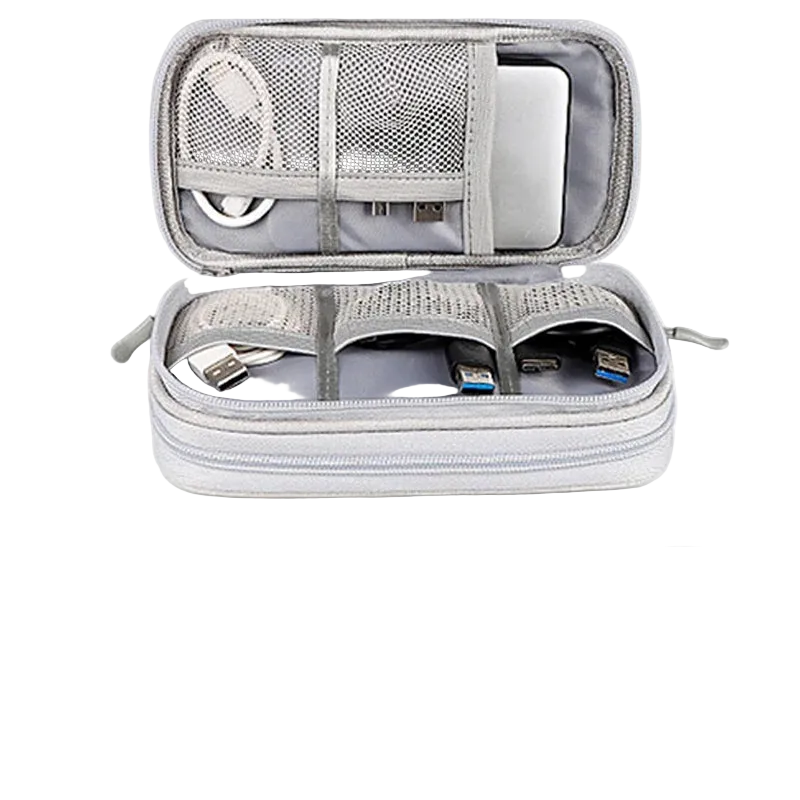 Tejesa Travel Cable Storage Bag Portable WaterProof Electronic Digital Organizer USB Data Line Charger Plug Storage Bag Cable Organizer