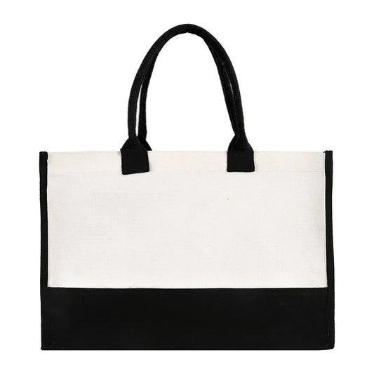Tejesa Reusable Shopping Bag Vintage Jute Bag Portable Imitation Sacks Handbags Large Capacity Grocery Organizers Avocado Series