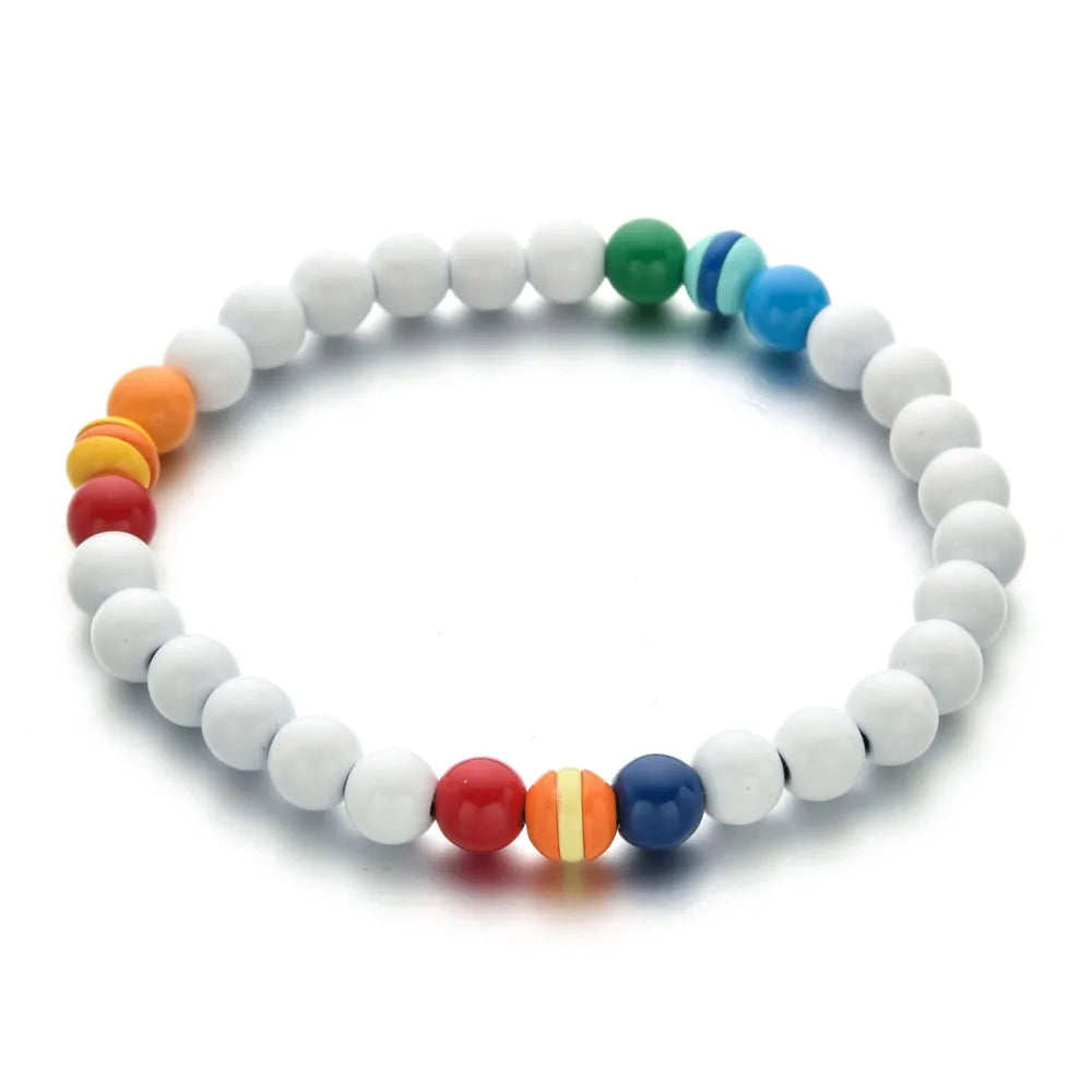Hemasa  Stretchable Femme Colour  Beads Bracelet es for Women Gifts