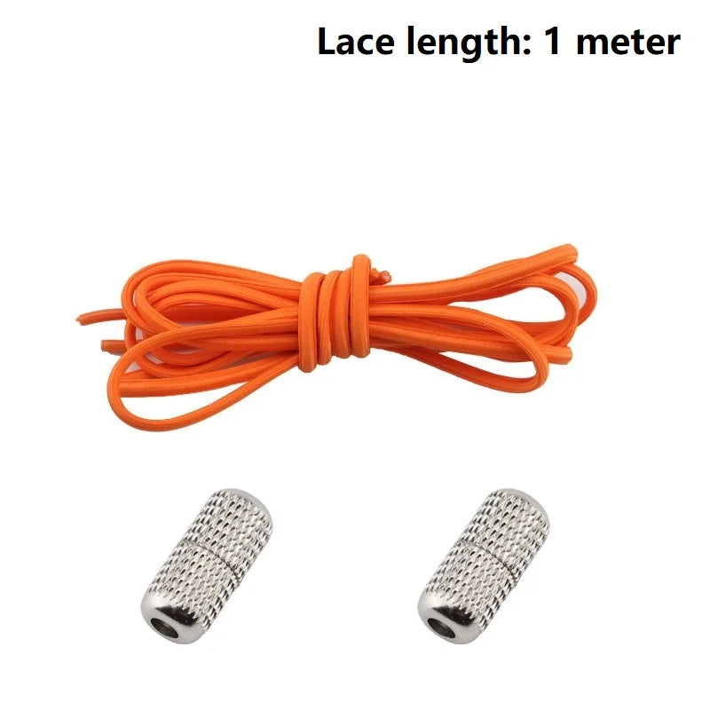 New Elastic Laces Sneakers Laces Without Tie Elastic Shoelaces Without Binding Laces Bows Shoelaces Rubber Bands for Shoes