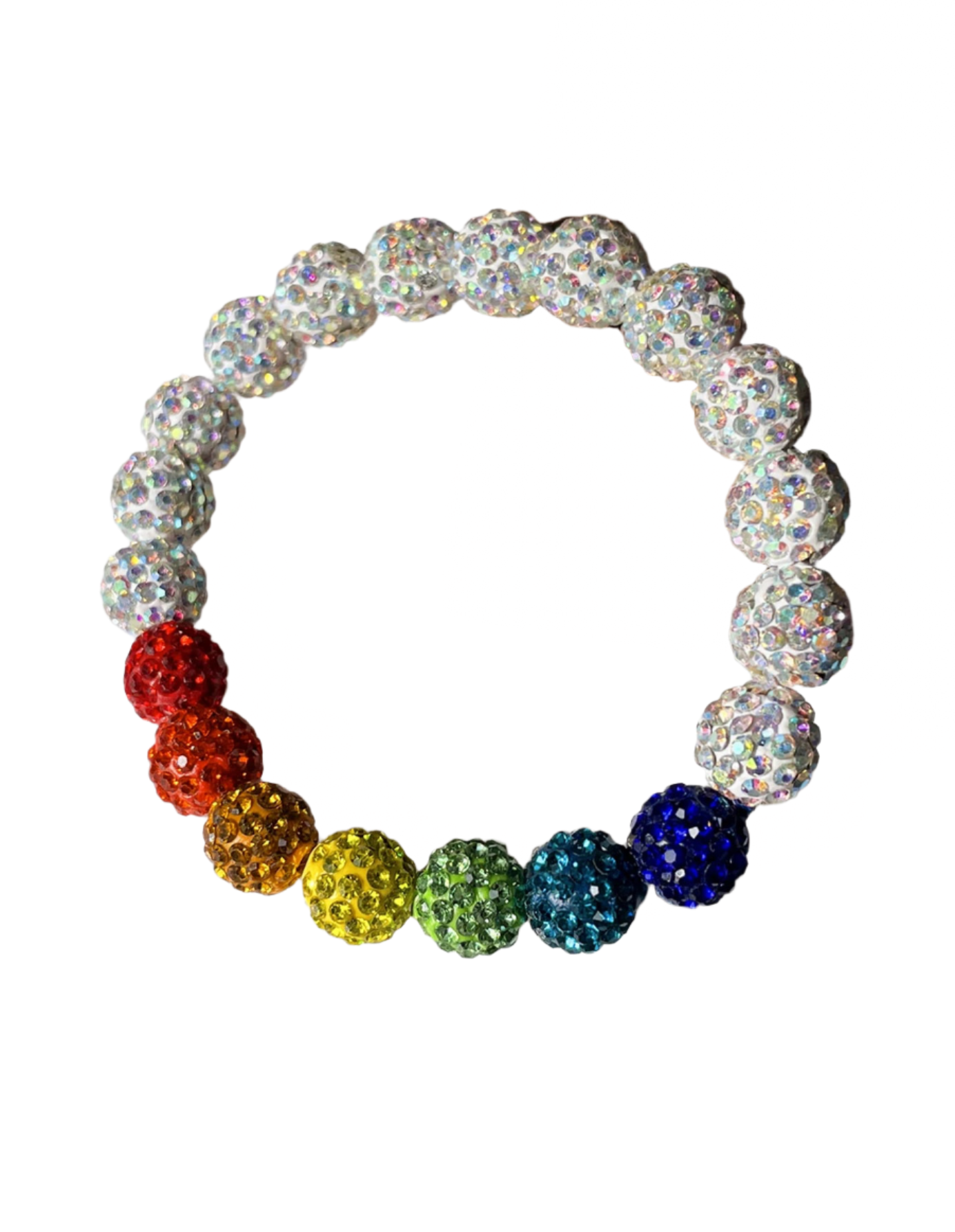 Hemasa   Rainbow  Zircon Polychrome Color Beaded Bracelet for Woman Party