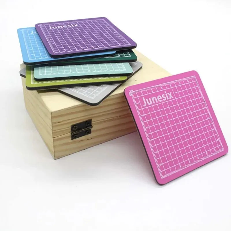 Hemasa  Mini Model Cutting Mat Engraving Pad Art Supplies Stationery School Supplies 8*8cm