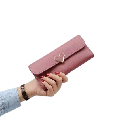 Hemasa Women Long Wallets Purses Luxury Love Heart Wallets for Ladies