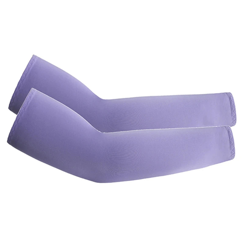 Hemasa  3Pairs Arm Sleeves Summer Sun UV Protection Ice Cool Cycling Running Fishing Climbing Driving Arm Cover Warmers For Men Women