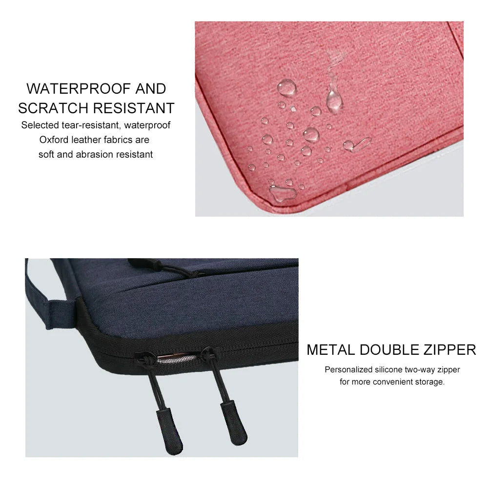 Tejesa Laptops Bag 12 13 14 15.4 15.6 16 Inch Waterproof Notebook Case Sleeve For Mac book Air Pro Lenovo Computer Handbag Briefcase Bag