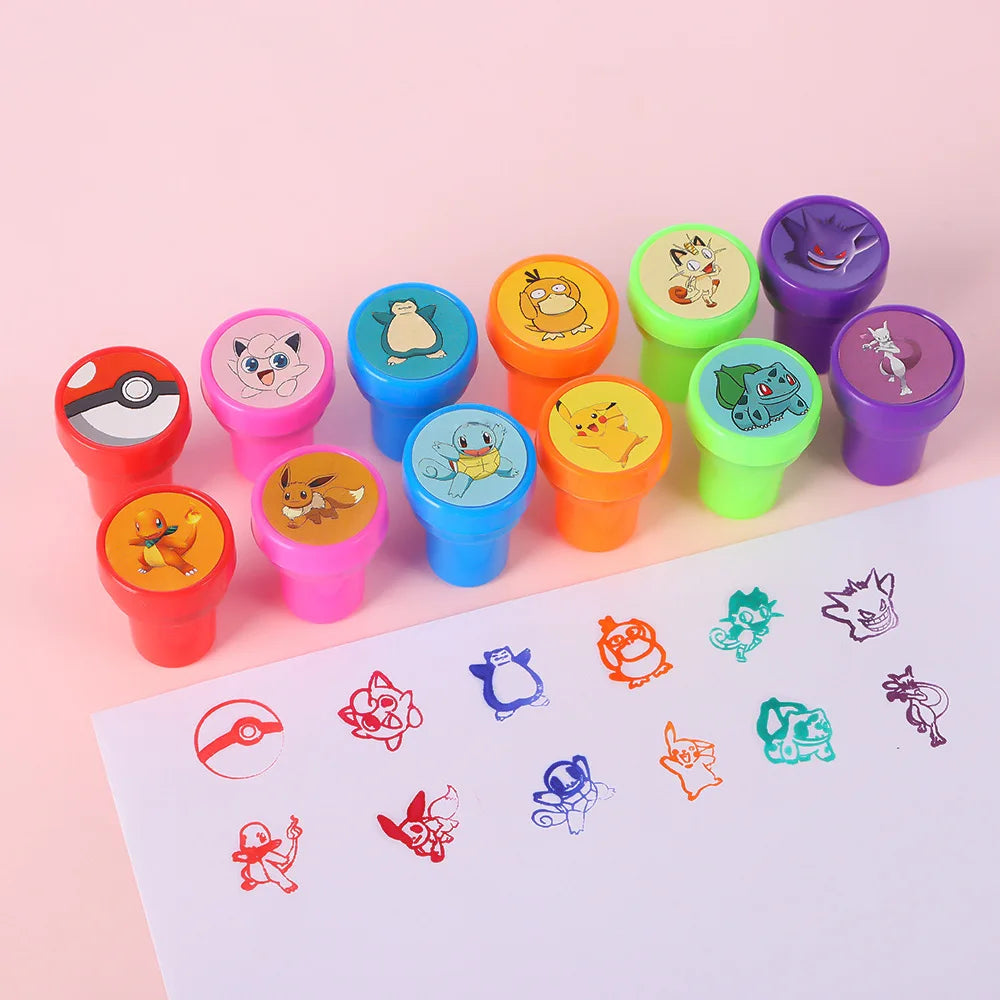 Tejesa Pokemon Pikachu Birthday Party Favors Gifts Slap Bracelets Stamps Tattoos Stickers Kids Goodie Bag Fillers Party Supplies Decora