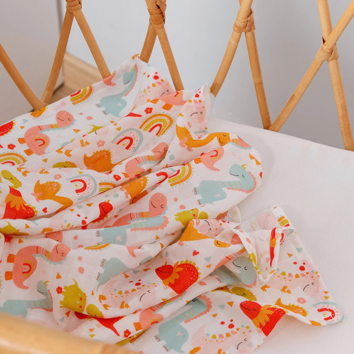 Tejesa Bamboo Cotton Baby Muslin Swaddle Blanket Newborn Bath Towel Infant Wrap