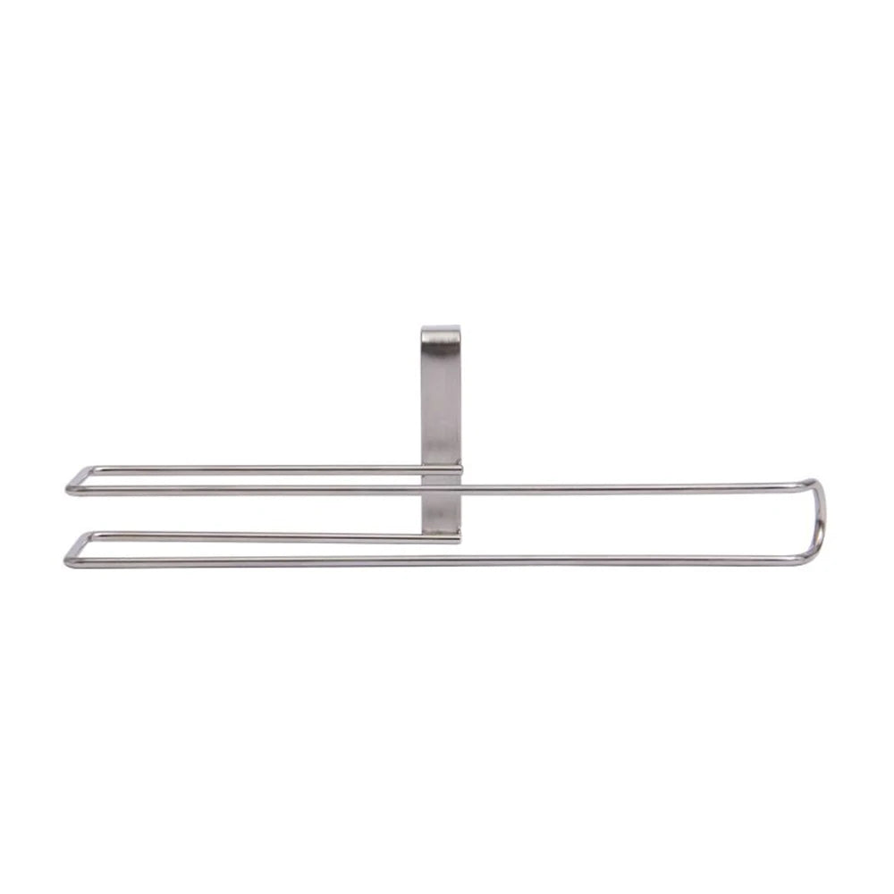 Tejesa Kitchen paper towel holder Stainless steel nail free punch free wall mounted metal toilet roll holder