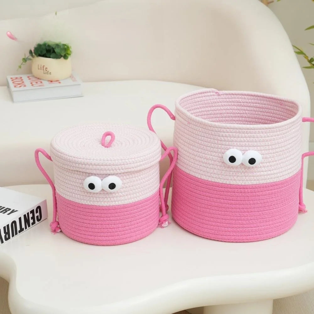 Tejesa Cartoon Monster Sna Basket Living Room Office Desktop M Organizer Toy Storage Basket Cotton Material Fly Use