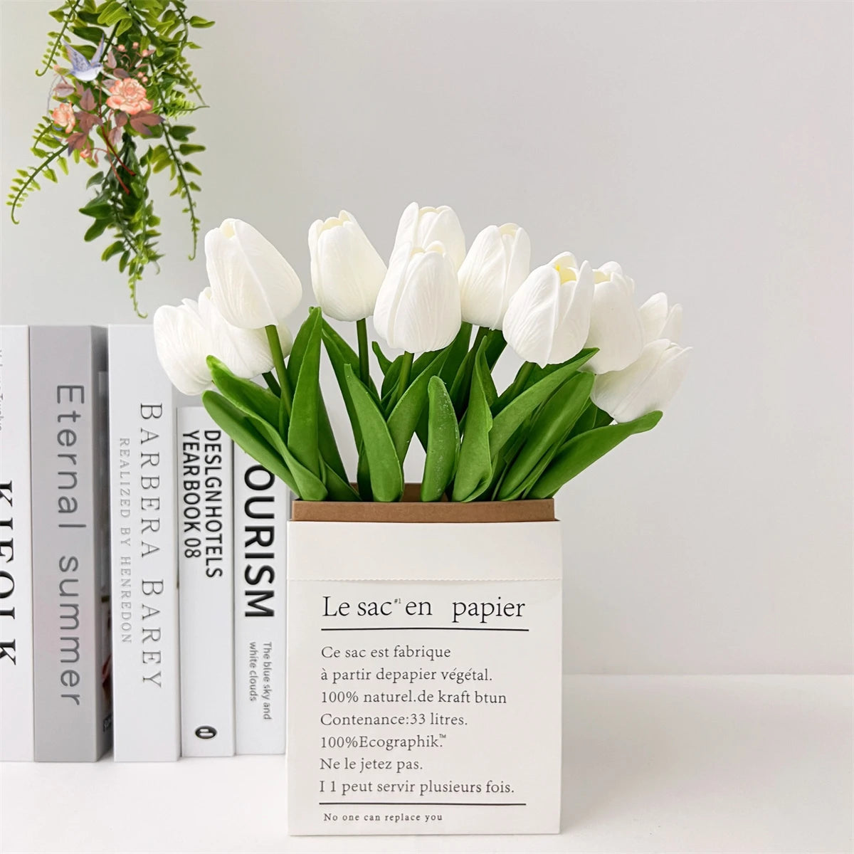 10Pcs Artificial Tulip Flower DIY Craft Bridal Bouquet Real Touch Fake Tulip With Stem Wedding Spring Home Vase Party Decoration