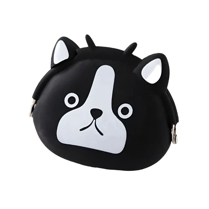 Hemasa Animal cartoon creative clip coin wallet Silicone new coin wallet children's cute key storage bag
