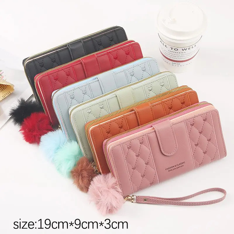 Hemasa  Long Wallet /Pu Leather Card Holder