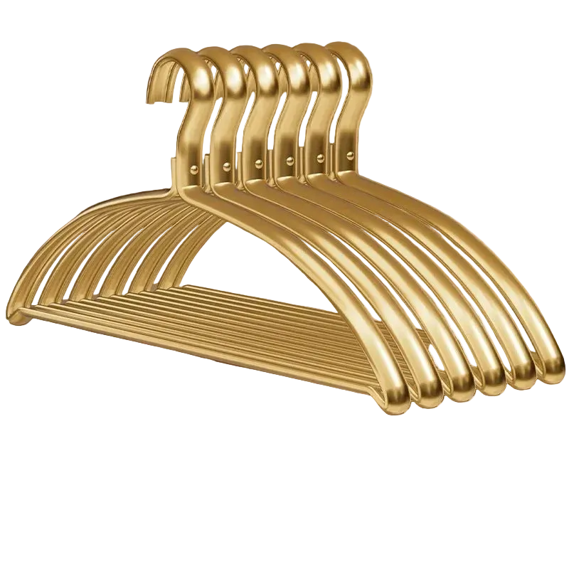 Tejesa Clothes Hangers Metal Smooth Surface Shirt Dress Hanger/Coat Hangers/Gold Aluminum Suit Hangers