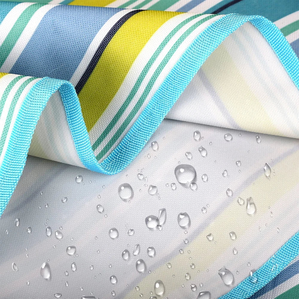 Tejesa 1.5x2m Outdoor Waterproof Camping Mat Sand Proof Portable Beach Blanket Lightweight Mats For Camping/ Beach/ Parks/ Picnic Mat