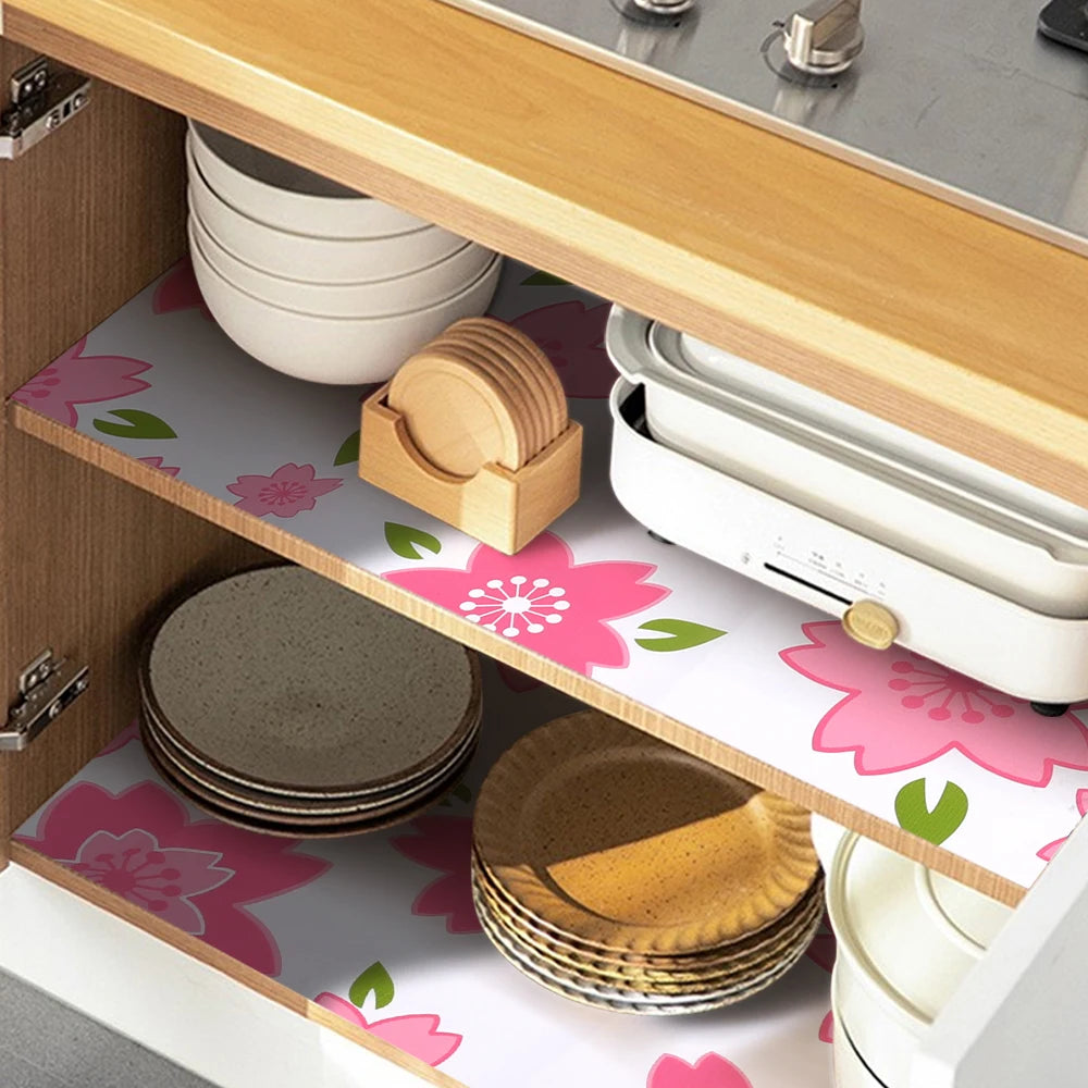 Drawer Shelf Liner Kitchen Cabinet Drawer Liner EVA Refrigerator Pad Waterproof Oil Thickened Table Pad Picnic Pad Non-adhesive